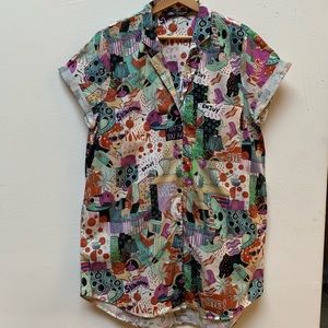 Zara Women’s Patterned Shirt Dress